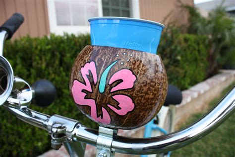Coconut Cup Holder For Bike